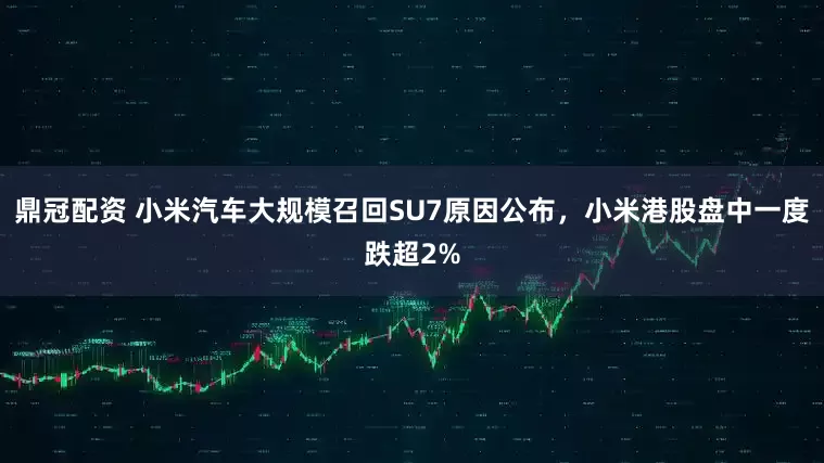 鼎冠配资 小米汽车大规模召回SU7原因公布，小米港股盘中一度跌超2%